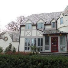 Summit, NJ Slate Roof and Stucco House Wash 0